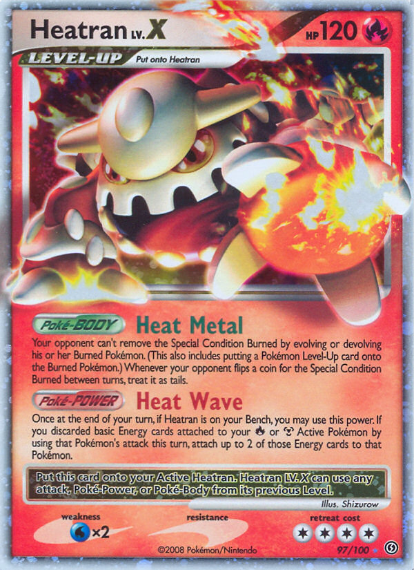 Heatran LV.X — Stormfront #097 / 100