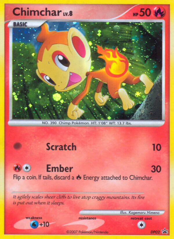 Chimchar — DP Black Star Promos #002 / 56