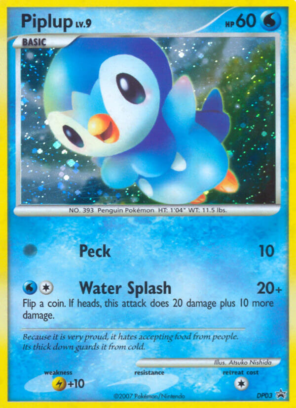 Piplup — DP Black Star Promos #003 / 56