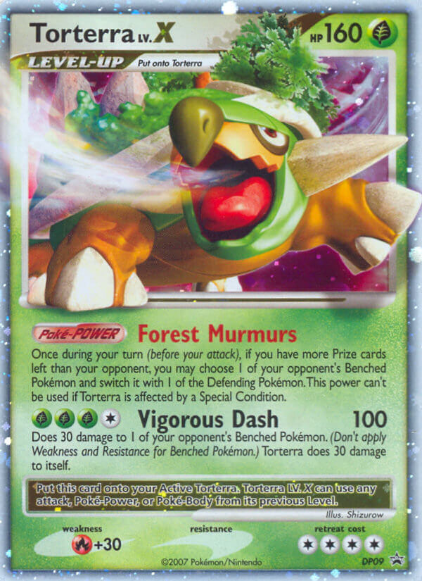 Torterra LV.X — DP Black Star Promos #009 / 56