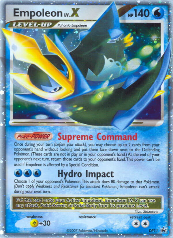 Empoleon LV.X — DP Black Star Promos #011 / 56
