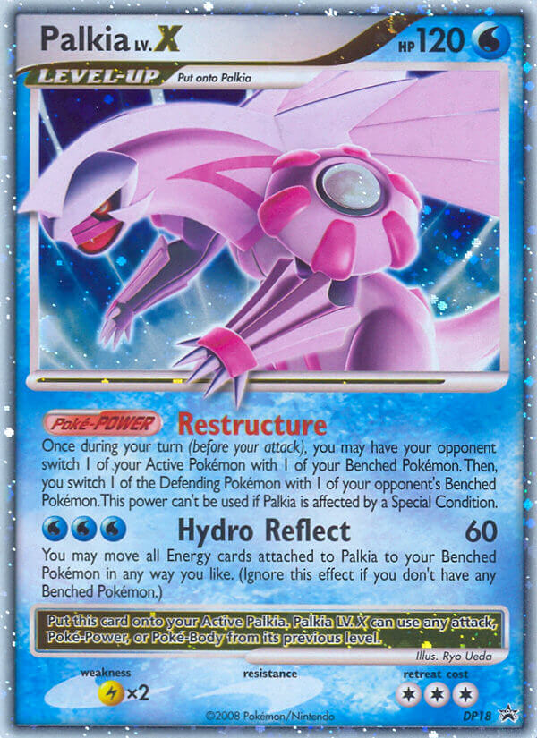 Palkia LV.X — DP Black Star Promos #018 / 56