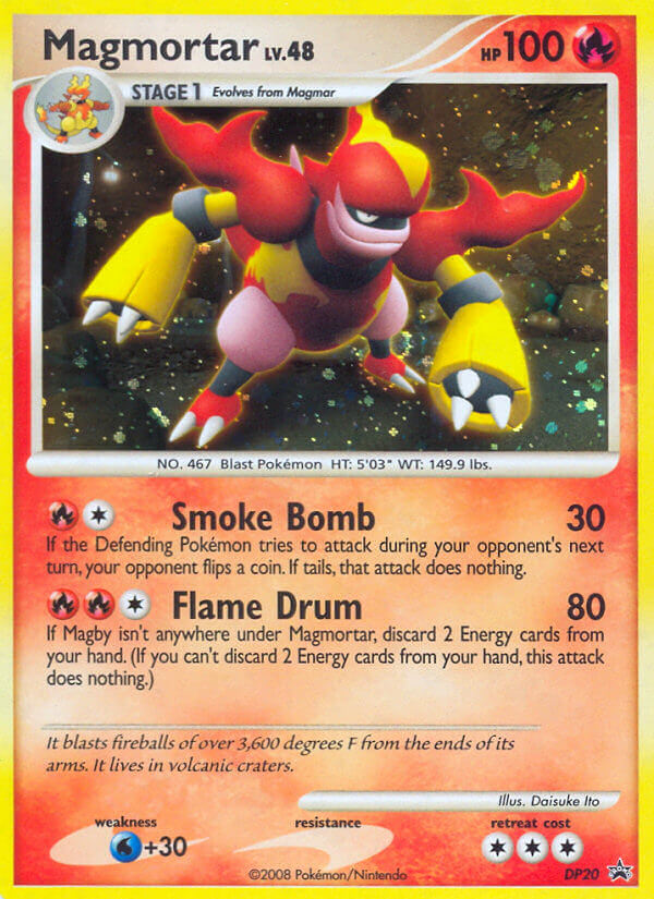Magmortar — DP Black Star Promos #020 / 56