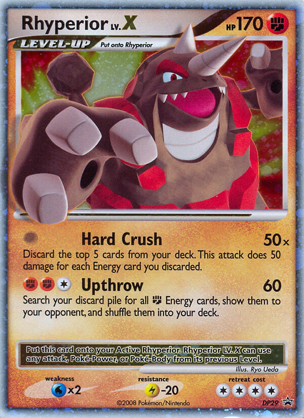 Rhyperior LV.X — DP Black Star Promos #029 / 56