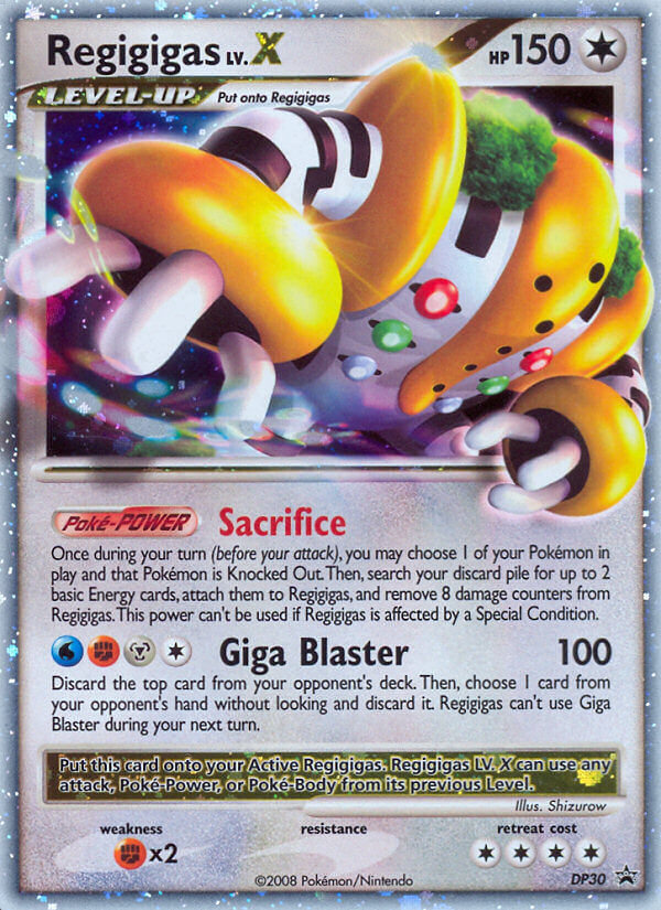 Regigigas LV.X — DP Black Star Promos #030 / 56