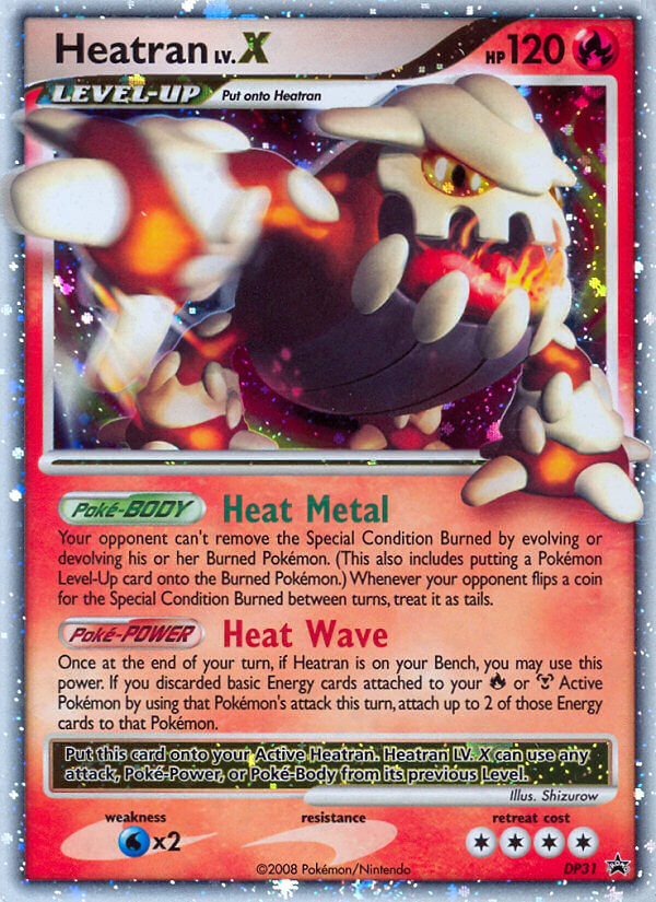 Heatran LV.X — DP Black Star Promos #031 / 56