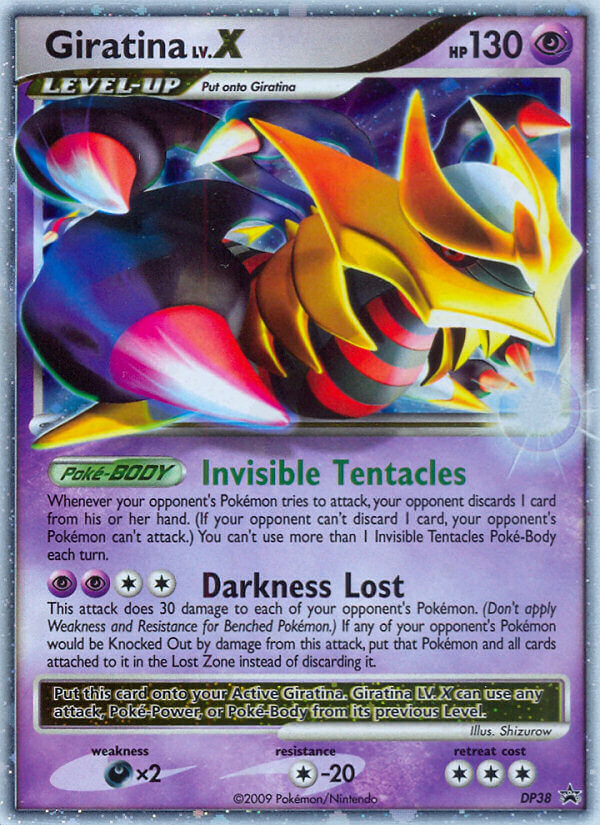 Giratina LV.X — DP Black Star Promos #038 / 56