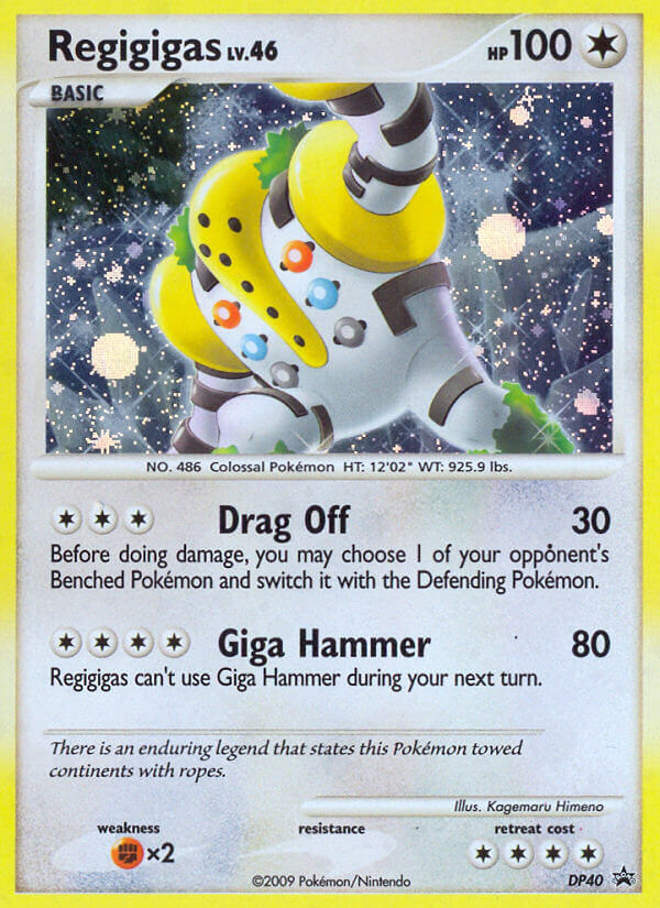 Regigigas — DP Black Star Promos #040 / 56