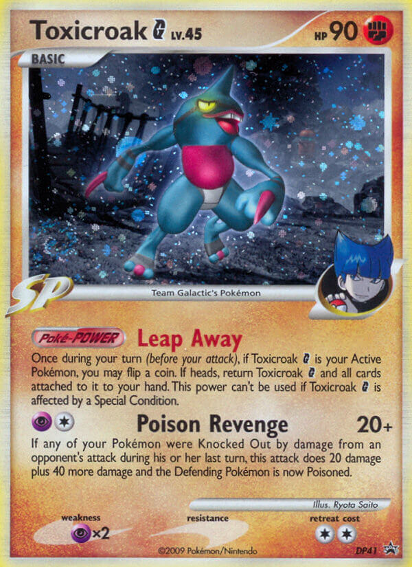 Toxicroak G — DP Black Star Promos #041 / 56