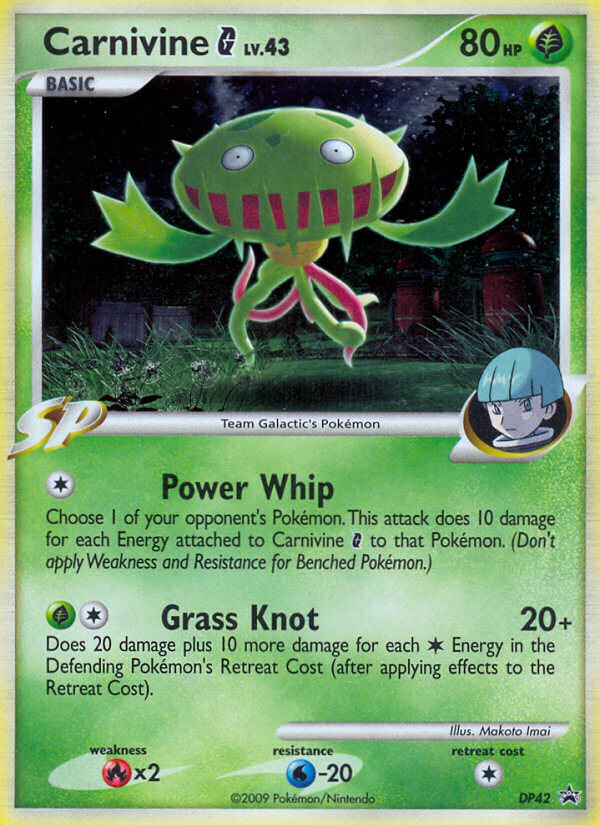 Carnivine G — DP Black Star Promos #042 / 56