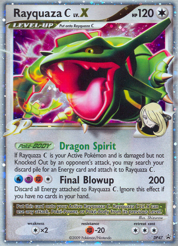 Rayquaza C LV.X — DP Black Star Promos #047 / 56