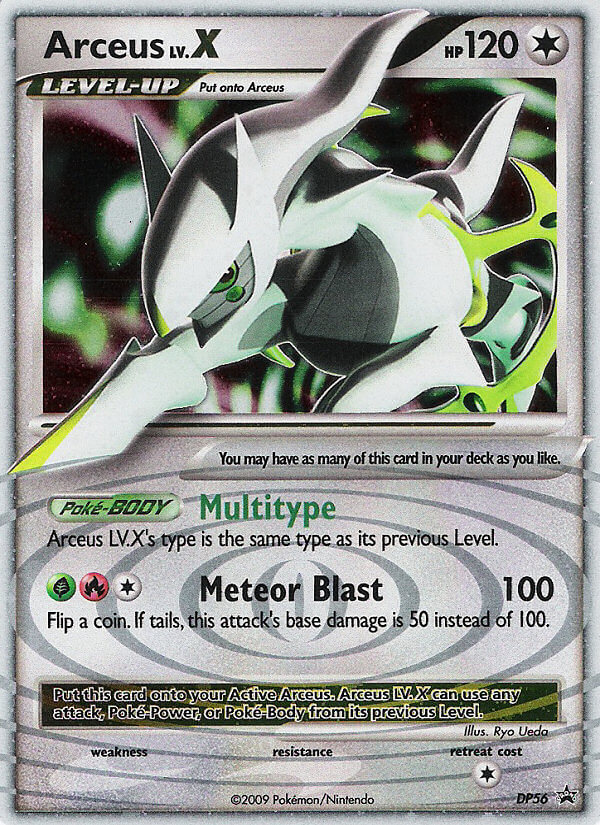 Arceus LV.X — DP Black Star Promos #056 / 56