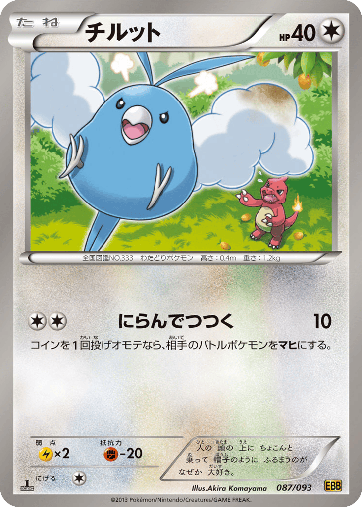 Swablu — EX Battle Boost #087 / 93