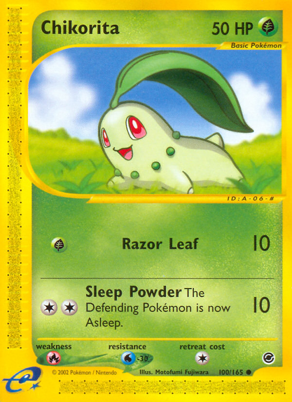 Chikorita — Expedition Base Set #100 / 165