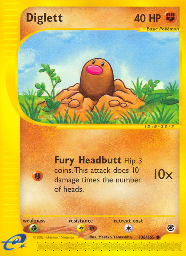 Diglett — Expedition Base Set #106 / 165