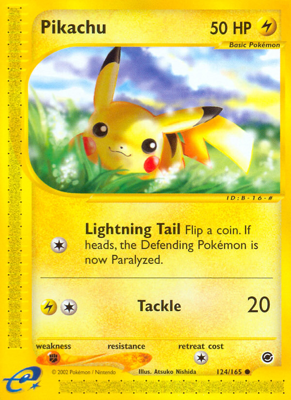 Pikachu — Expedition Base Set #124 / 165