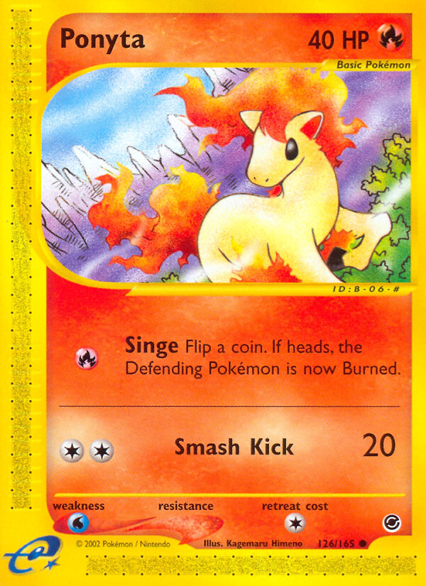 Ponyta — Expedition Base Set #126 / 165