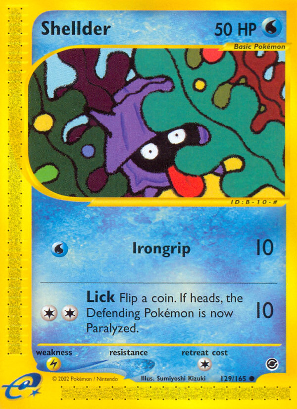Shellder — Expedition Base Set #129 / 165