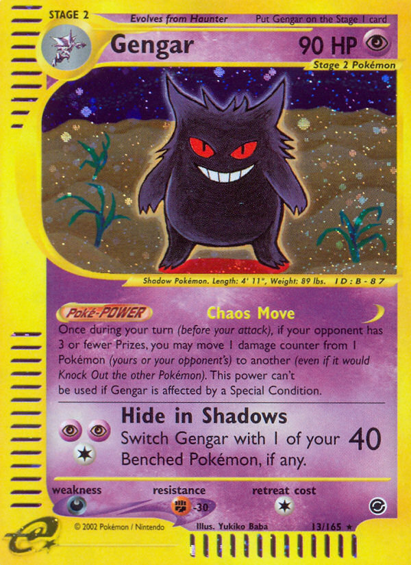 Gengar — Expedition Base Set #013 / 165
