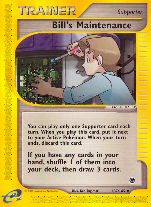 Bill's Maintenance — Expedition Base Set #137 / 165