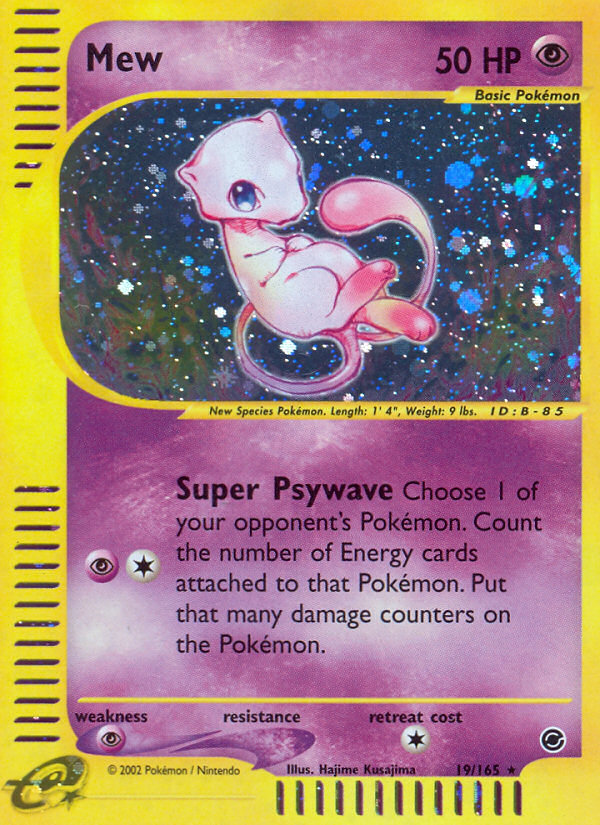Mew — Expedition Base Set #019 / 165