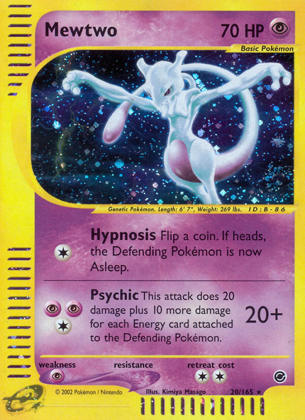 Mewtwo — Expedition Base Set #020 / 165