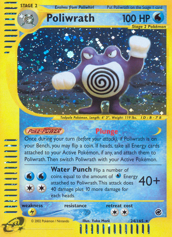 Poliwrath — Expedition Base Set #024 / 165