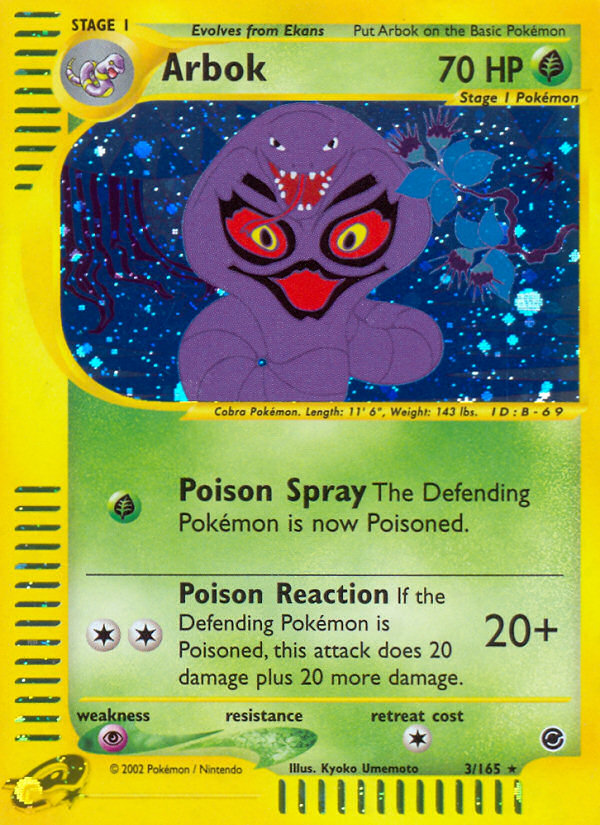 Arbok — Expedition Base Set #003 / 165