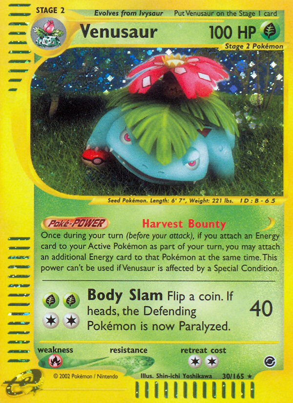 Venusaur — Expedition Base Set #030 / 165