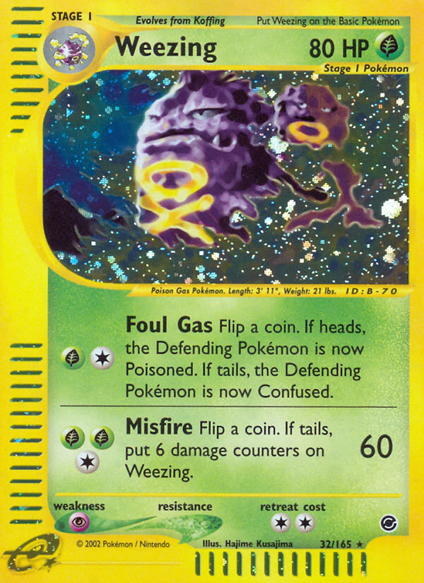 Weezing — Expedition Base Set #032 / 165