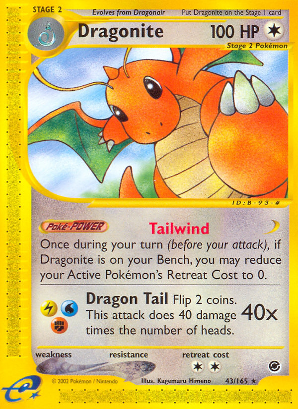 Dragonite — Expedition Base Set #043 / 165