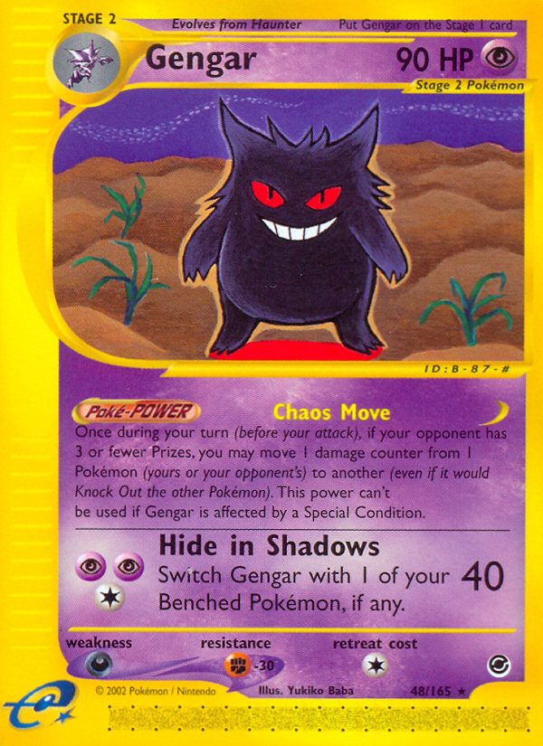Gengar — Expedition Base Set #048 / 165