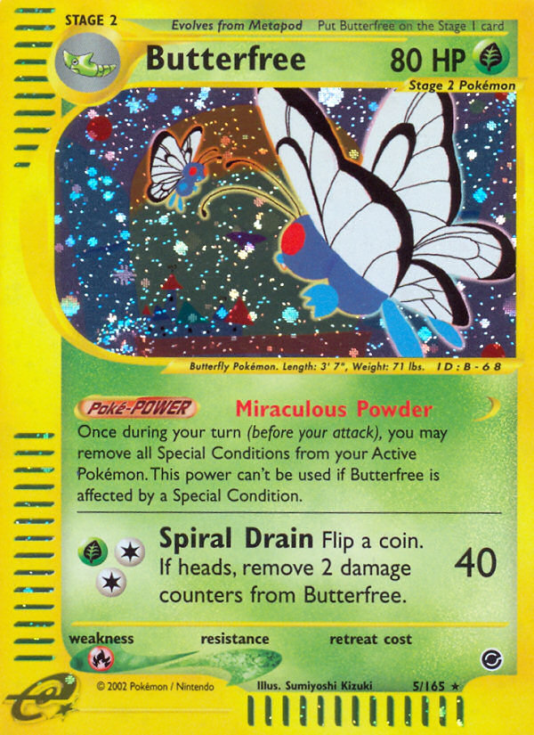 Butterfree — Expedition Base Set #005 / 165