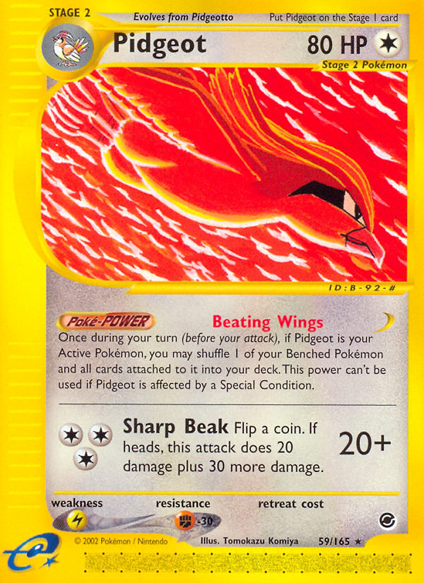 Pidgeot — Expedition Base Set #059 / 165