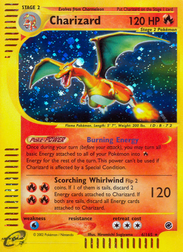 Charizard — Expedition Base Set #006 / 165