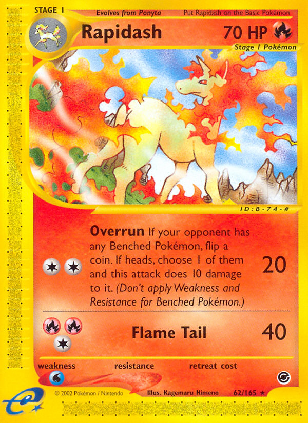 Rapidash — Expedition Base Set #062 / 165