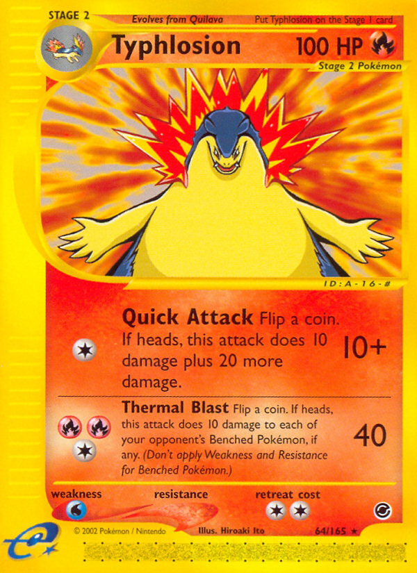 Typhlosion — Expedition Base Set #064 / 165