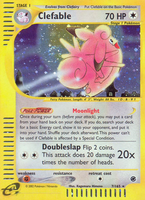 Clefable — Expedition Base Set #007 / 165