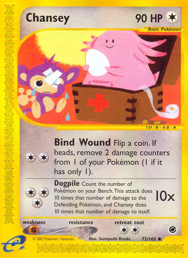 Chansey — Expedition Base Set #072 / 165
