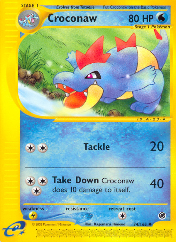 Croconaw — Expedition Base Set #074 / 165