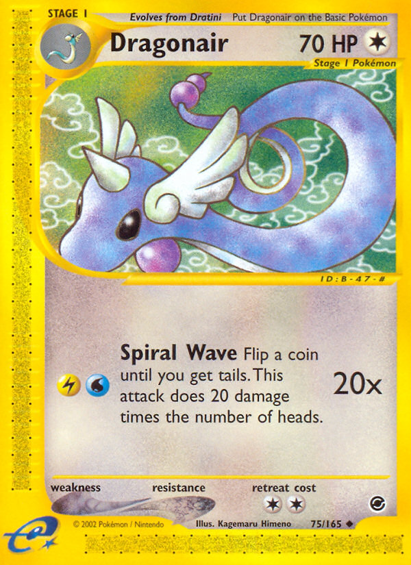 Dragonair — Expedition Base Set #075 / 165