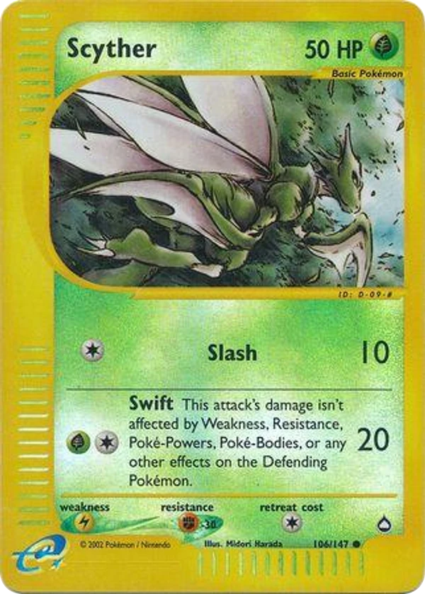 Scyther — Aquapolis #106 / 147