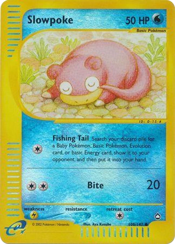 Slowpoke — Aquapolis #108 / 147