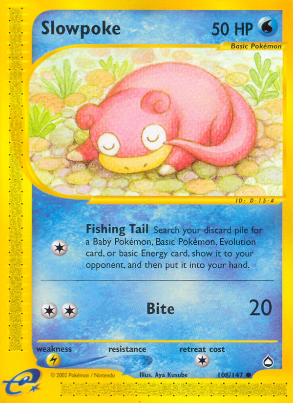 Slowpoke — Aquapolis #108 / 147