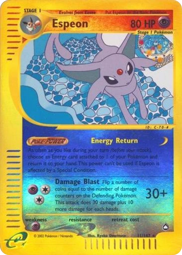 Espeon — Aquapolis #011 / 147