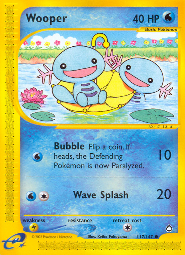 Wooper — Aquapolis #117 / 147