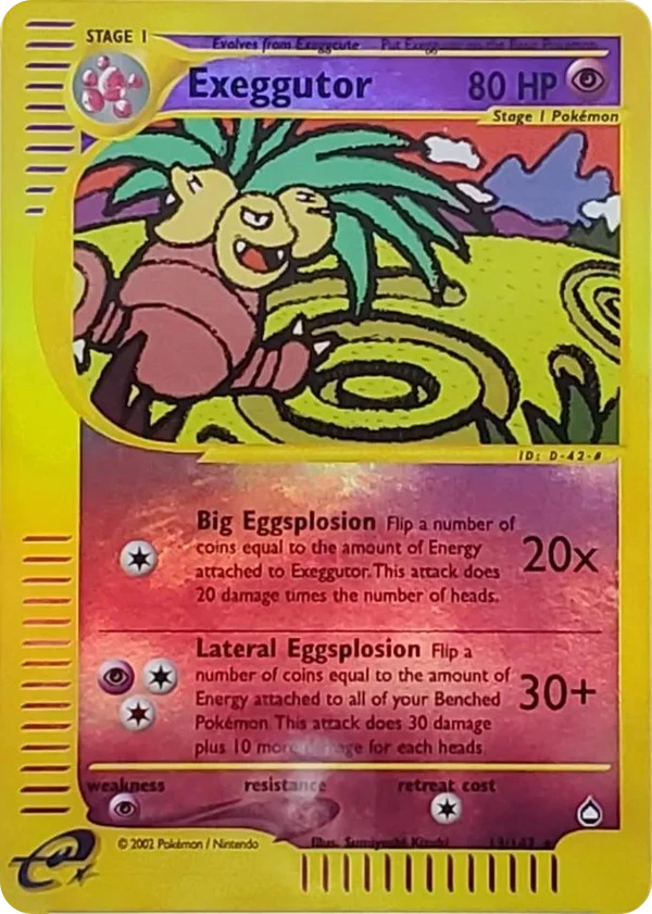Exeggutor — Aquapolis #013 / 147