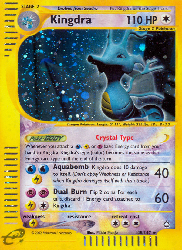 Kingdra — Aquapolis #148 / 147