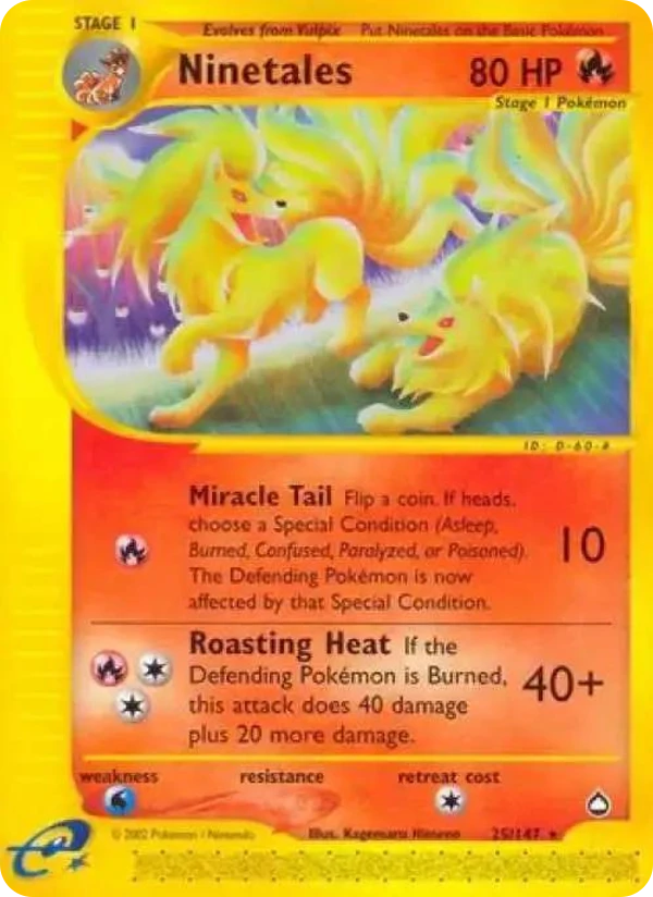 Ninetales — Aquapolis #025 / 147