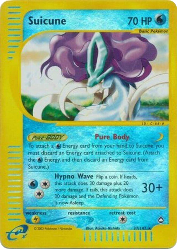 Suicune — Aquapolis #037 / 147
